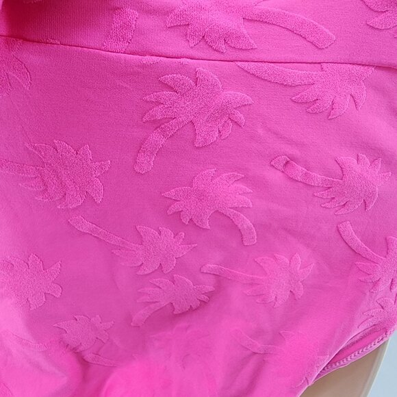 Trina Turk Womens Size 10 Pink Petal Ruffle One Piece Swimsuit New - Picture 9 of 9